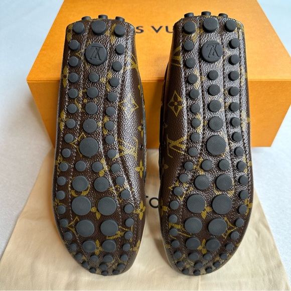 🛍️🛍️ LOUIS VUITTON FULL MONOGRAM FLAT LOAFER MOCCASIN : ITALY - Picture 10 of 11
